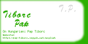 tiborc pap business card